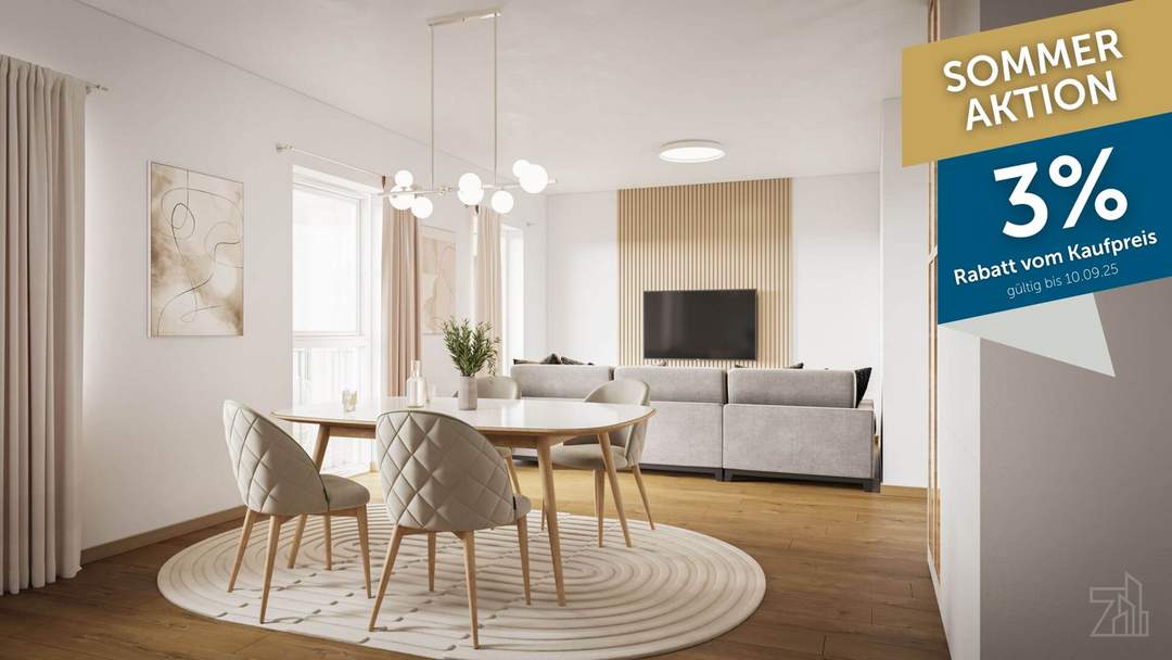 4 Zimmer Familientraum mit Garten, Terrasse &amp; Balkon | ERSTBEZUG