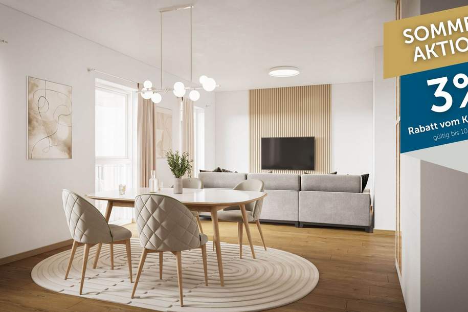 4 Zimmer Familientraum mit Garten, Terrasse &amp; Balkon | ERSTBEZUG, Wohnung-kauf, 691.000,€, 1220 Wien 22., Donaustadt