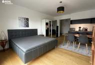 modern möblierte Mietwohnung mit Balkon, Wellnessbereich und Tiefgaragenplatz - Heizkosten inklusive!