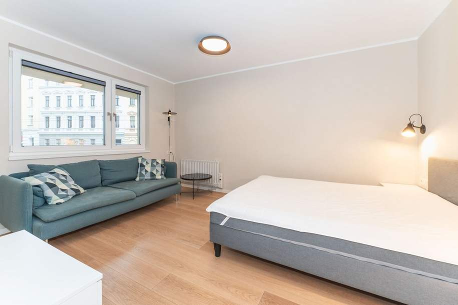 Ab Juni! Singlehit! Voll möblierte Garconniere im 5. Bezirk zu vermieten!, Wohnung-miete, 750,00,€, 1050 Wien 5., Margareten