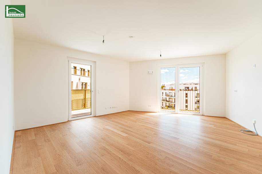 Rarität - leistbare 5.Zimmer mit atemberaubenden Weitblick inkl. Balkon, Geothermie, aussenliegenden Sonnenschutz - Neubau, Wohnung-kauf, 591.000,€, 1210 Wien 21., Floridsdorf