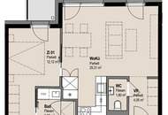 ++NEU++ Sensationelle 2 Zimmerwohnung, Erstbezug mit Balkon, gänzlich hofseitig! Top 8