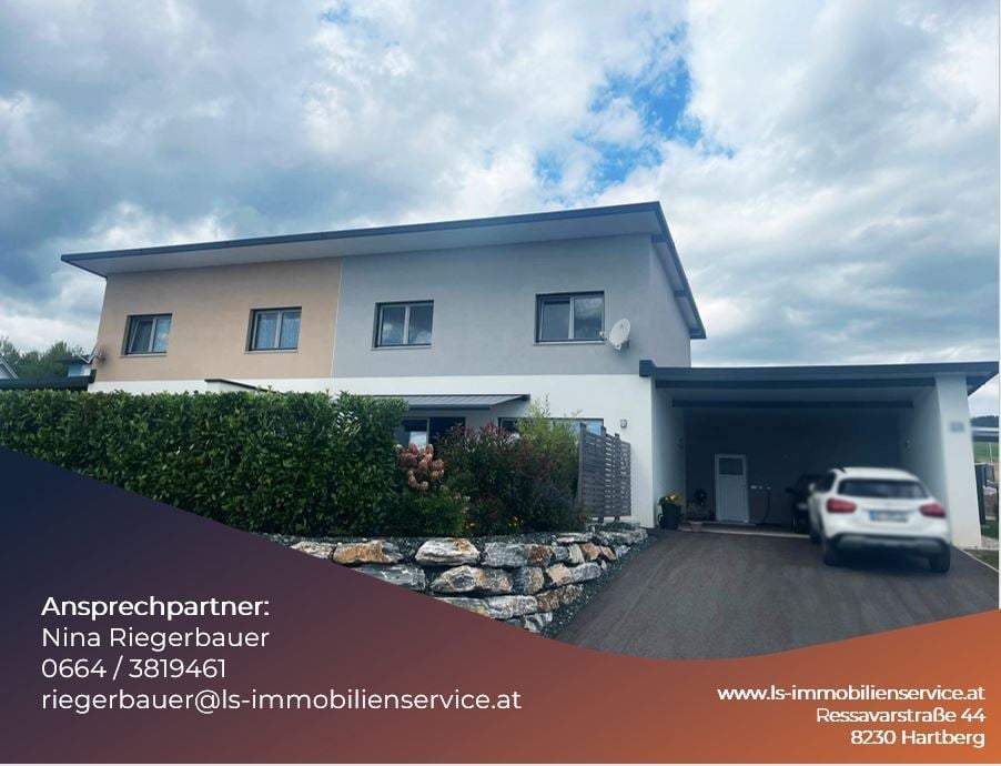 Moderne und neuwertige Doppelhaushälfte in sonniger Ruhelage