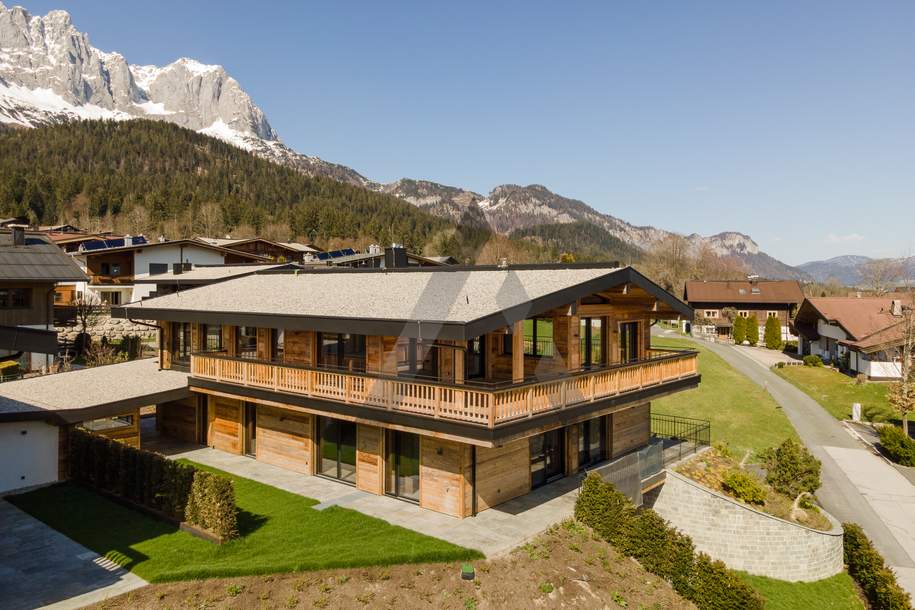 Miete: Edles Designer Chalet in sonniger Panoramalage, Haus-miete, 19.900,00,€, 6353 Kitzbühel