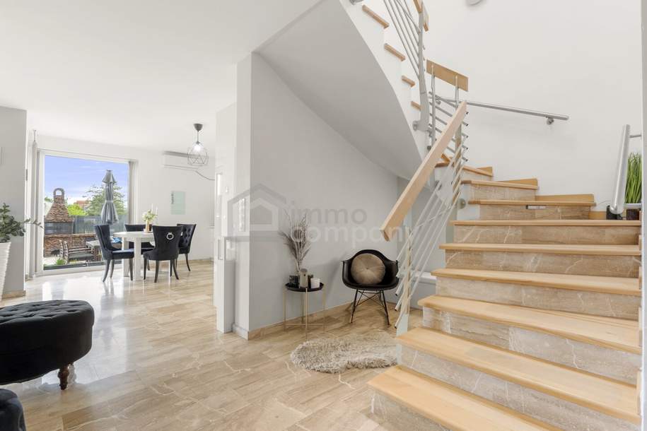 Lässige Doppelhaushälfte mit Grünblick zu verkaufen!, Haus-kauf, 509.000,€, 2452 Bruck an der Leitha