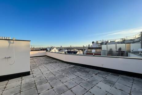 PENTHOUSE MIT WEITBLICK I Mariahilfer Straße I ca.100 m² TERRASSE I Klimaanlage & Fußbodenheizung I U-Bahn Nähe I 7-Zimmer und 3 Bäder, Wohnung-kauf, 1.880.000,€, 1060 Wien 6., Mariahilf