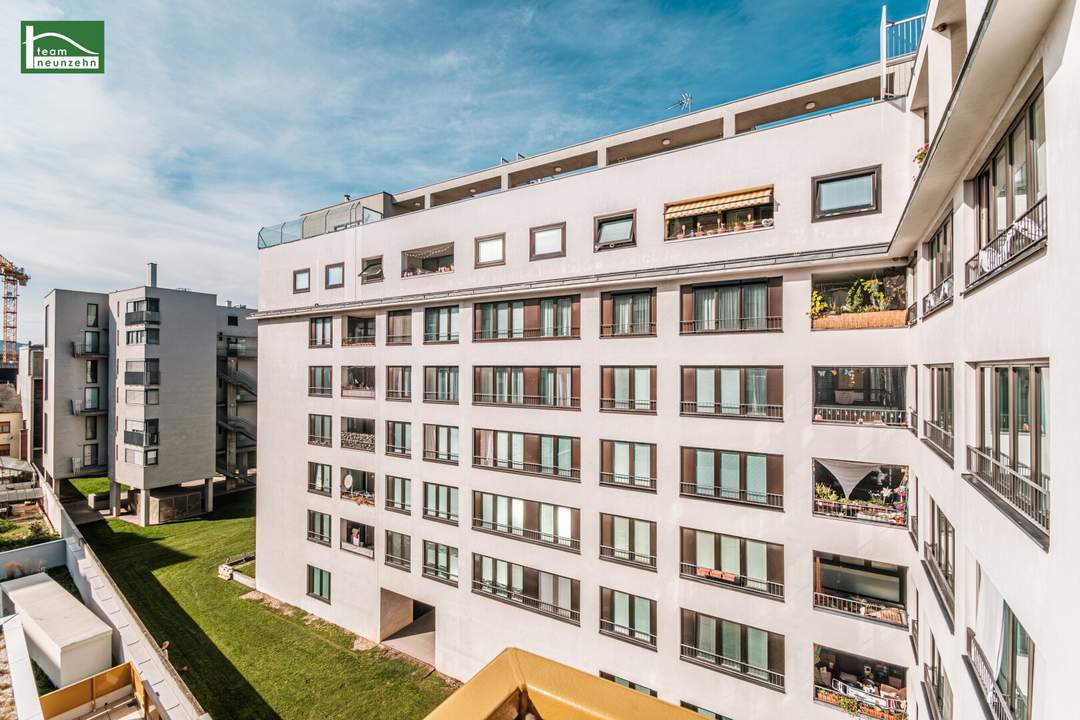 AB SOFORT BESTANDSFREI. Oder gleich Mieteinnahmen generieren! Neubau bei der U1 Kagran und der Alten Donau. Hochwertig ausgestattet inklusive Küche.
