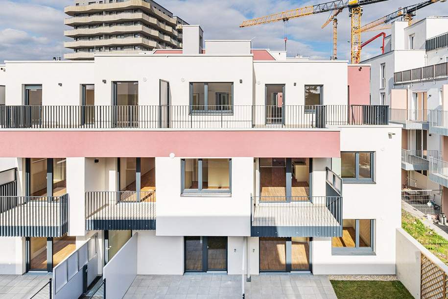 2-Zimmer-Gartenwohnung inkl. Komplettküche mit Geschirrspüler und Mikrowelle und Kellerabteil / ALF44 Top 1-02, Wohnung-miete, 999,00,€, 1220 Wien 22., Donaustadt