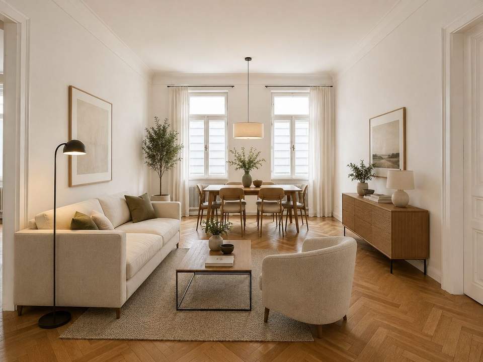 Klassische 3-Zi Altbauwohnung Nähe Schönbrunn 1120 Wien