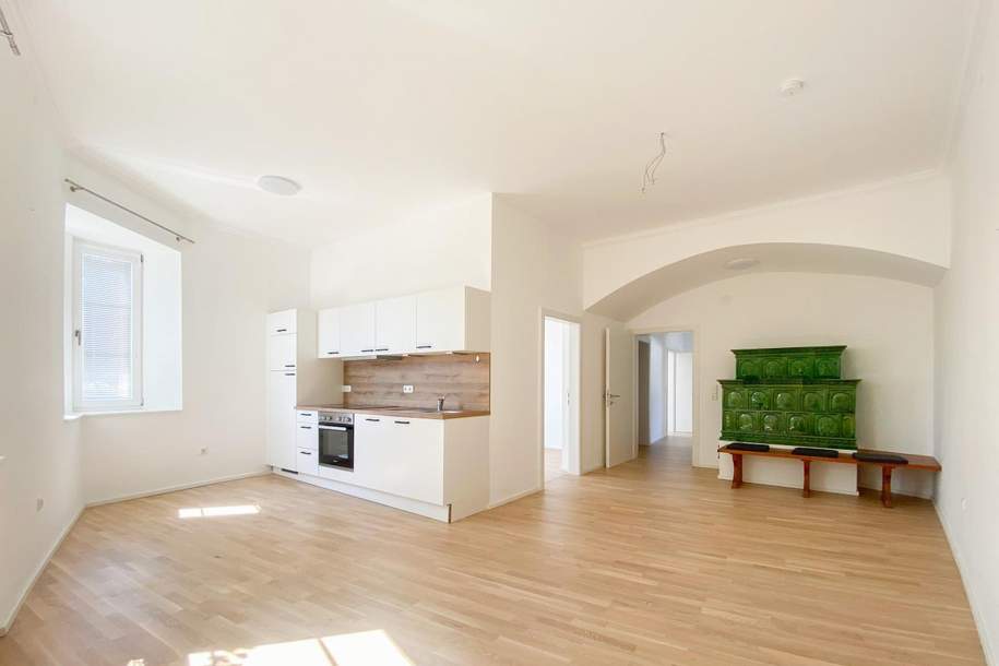 Sonnige 3-Zimmer-Wohnung mit Küche, Balkon und Parkplatz in entspannter Lage!, Wohnung-miete, 874,87,€, 4522 Steyr-Land
