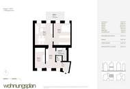 Helle 3-Zimmer-Familienwohnung mit Balkon im 1. Stock