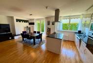 Gartenwohnung mit Designküche & Kamin – möbliert, ab 15.09. frei!