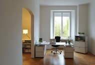 Repräsentative Bürofläche mit Blick ins Grüne