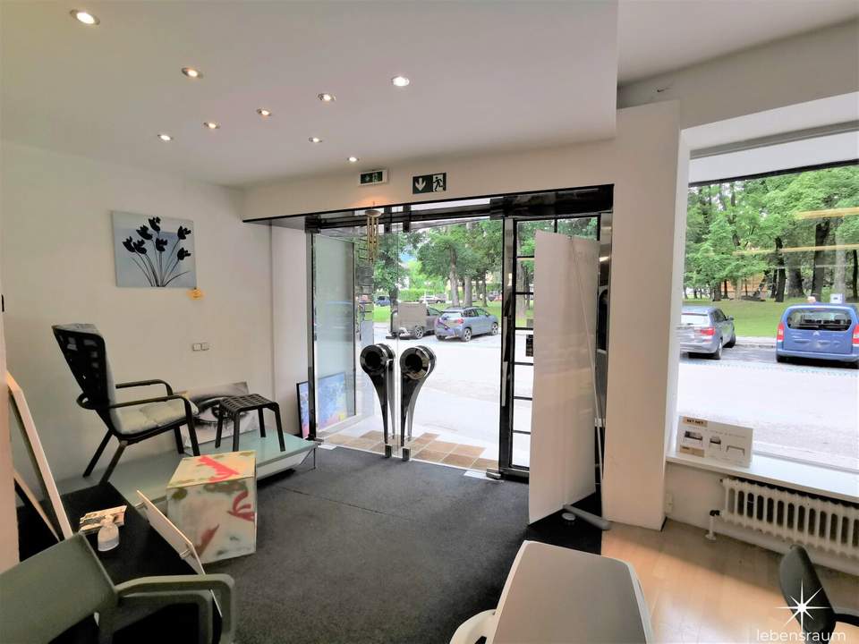 Geschäftsfläche im Zentrum von Spittal. Direkt am Am Stadtpark.