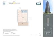 Urban Luxury Studio in 33. Etage mit 10sqm Loggia: DC2 Tower