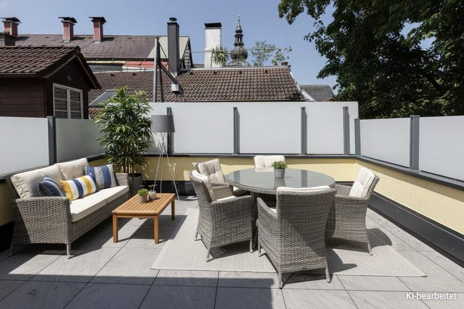 Wohnen am Burggarten * große Dachterrasse * Erstbezug nach Sanierung, Wohnung-kauf, 249.000,€, 4600 Wels(Stadt)