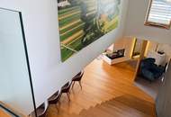 Architektenhaus in sonniger Ruhelage mit Spiral-Weinkeller, Infinity Pool und Burgblick