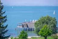 Der See als Nachbar - mit Sonnenuntergang zum Feierabend