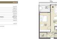 Wohnen direkt beim Belvedere: UNBEFRISTETE 2 Zimmer Neubau mit Freifläche!