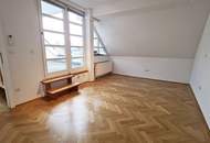 TOPLAGE, BÖRSE-NÄHE, klimatisierte 157 m2 Maisonette mit 18 m2 Terrasse, 4 Zimmer, Küche, Wintergarten, 2 Bäder, Zelinkagasse