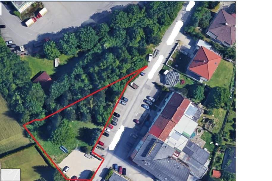 Betriebsbaugrundstück nahe B1 zu verkaufen! Toplage ! Mit Erweiterungsfläche ca 1500 m2, Grund und Boden-kauf, 4614 Wels-Land