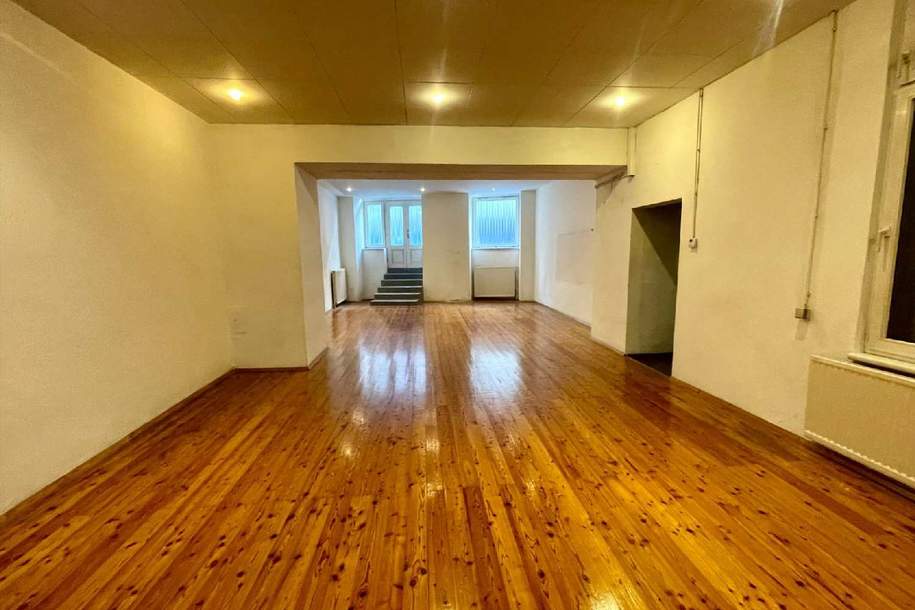 Vielseitiges Geschäftslokal Nähe Naschmarkt mit direktem Straßenzugang zu mieten, Gewerbeobjekt-miete, 1.634,76,€, 1060 Wien 6., Mariahilf