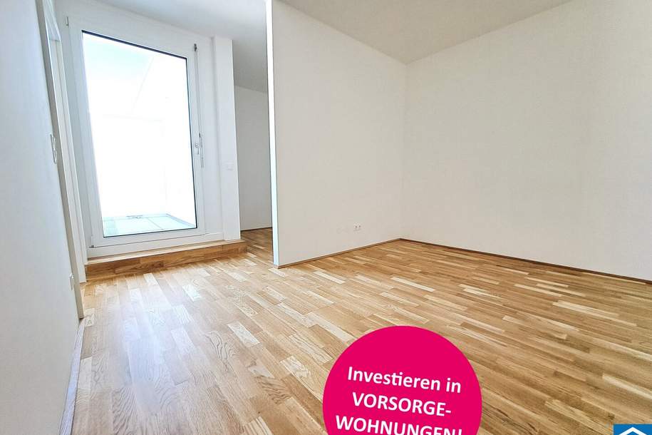 "Flori Flats": Idyllische Anlegerwohnungen in Heurigengegend, Wohnung-kauf, 349.000,€, 1210 Wien 21., Floridsdorf