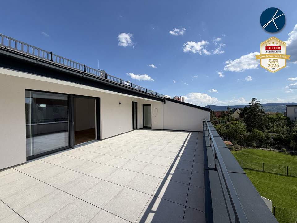 Großzügiger Dachgeschoßtraum mit 58m² Terrasse (Top 10) - Erstbezug!