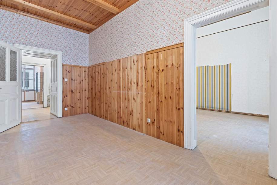 Hoflage im Servitenviertel, sanierungsbedürftige 3 Zimmer, ca. 68,47 m², Wohnung-kauf, 449.000,€, 1090 Wien 9., Alsergrund