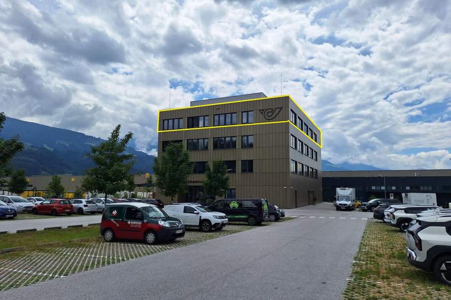 Moderne Büroflächen im Dachgeschoss, mit direkter Autobahnanbindung, Gewerbeobjekt-miete, 13.448,66,€, 6134 Schwaz