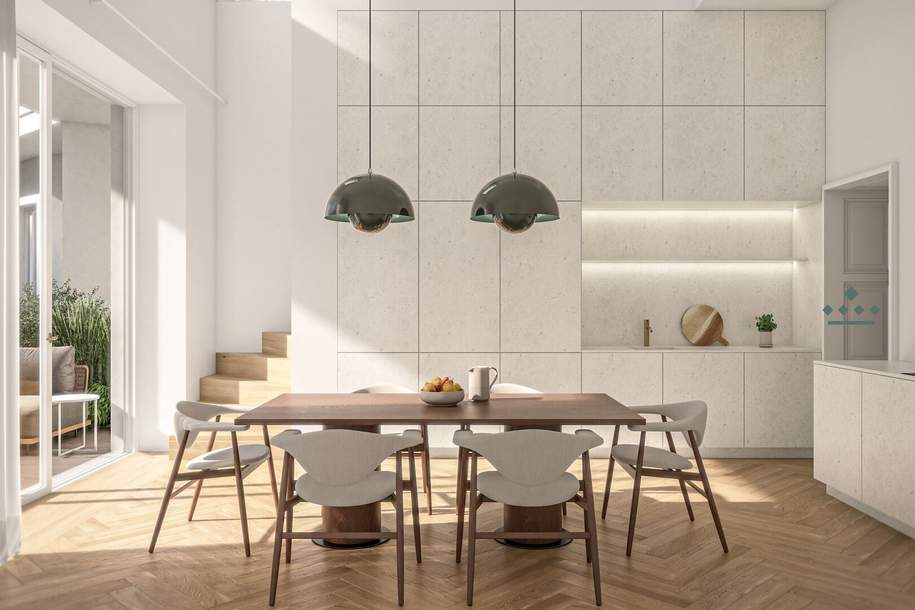 LONDON STYLE: Townhouse mit Garten in der goldenen Mitte Wiens, Wohnung-kauf, 1.299.000,€, 1030 Wien 3., Landstraße