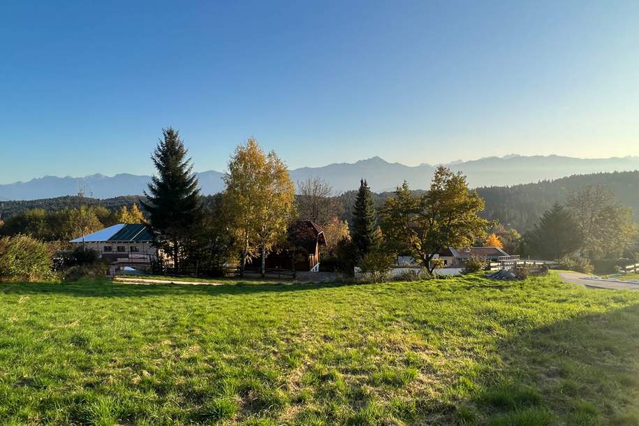 Traumhaftes Baugrundstück mit wunderbarer Aussicht, Grund und Boden-kauf, 340.000,€, 9220 Villach Land