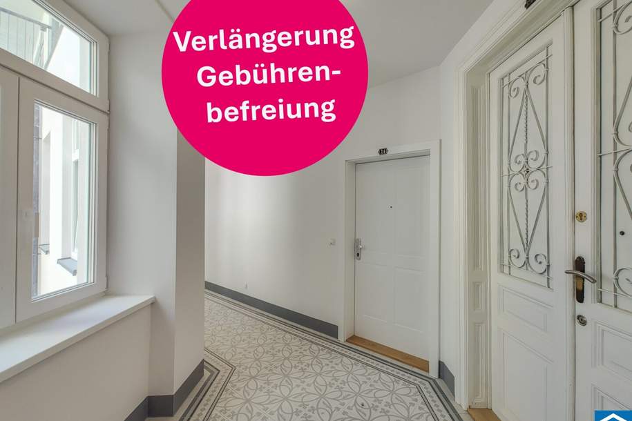 Historischer Altbau im Grünen: Wohnen in der Meißnergasse 2!, Wohnung-kauf, 285.000,€, 1220 Wien 22., Donaustadt
