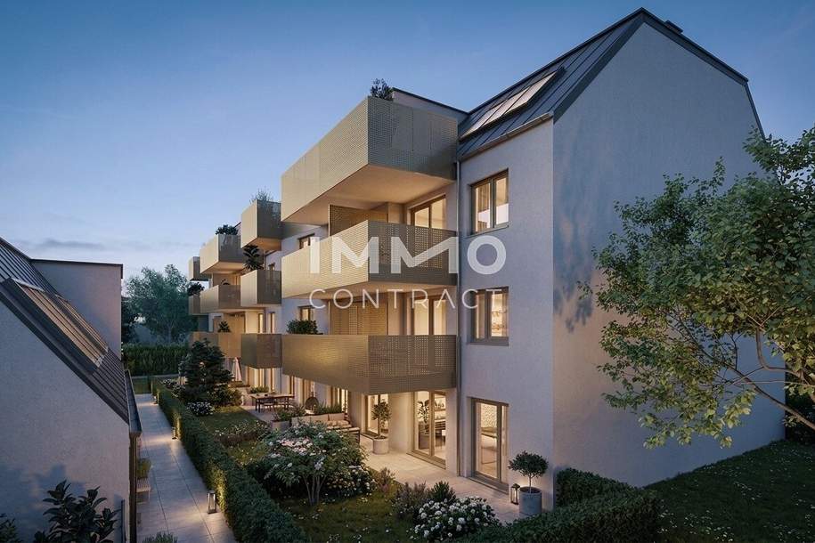 Neubau nahe Freizeitgebiet Liesingbach! Balkon mit Grünblick, Wohnung-kauf, 279.000,€, 1230 Wien 23., Liesing