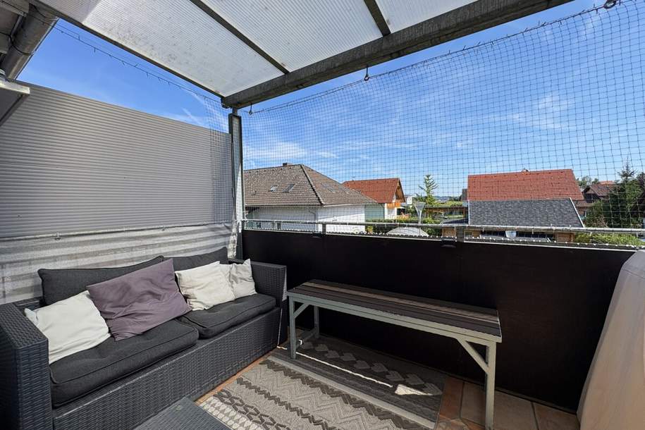 Wohnen in Feldkirchen, 3 Zimmer, ca. 77 m², Carport-Stellplatz, Balkon, sonnige, ruhige Lage!, Wohnung-kauf, 235.000,€, 8073 Graz-Umgebung