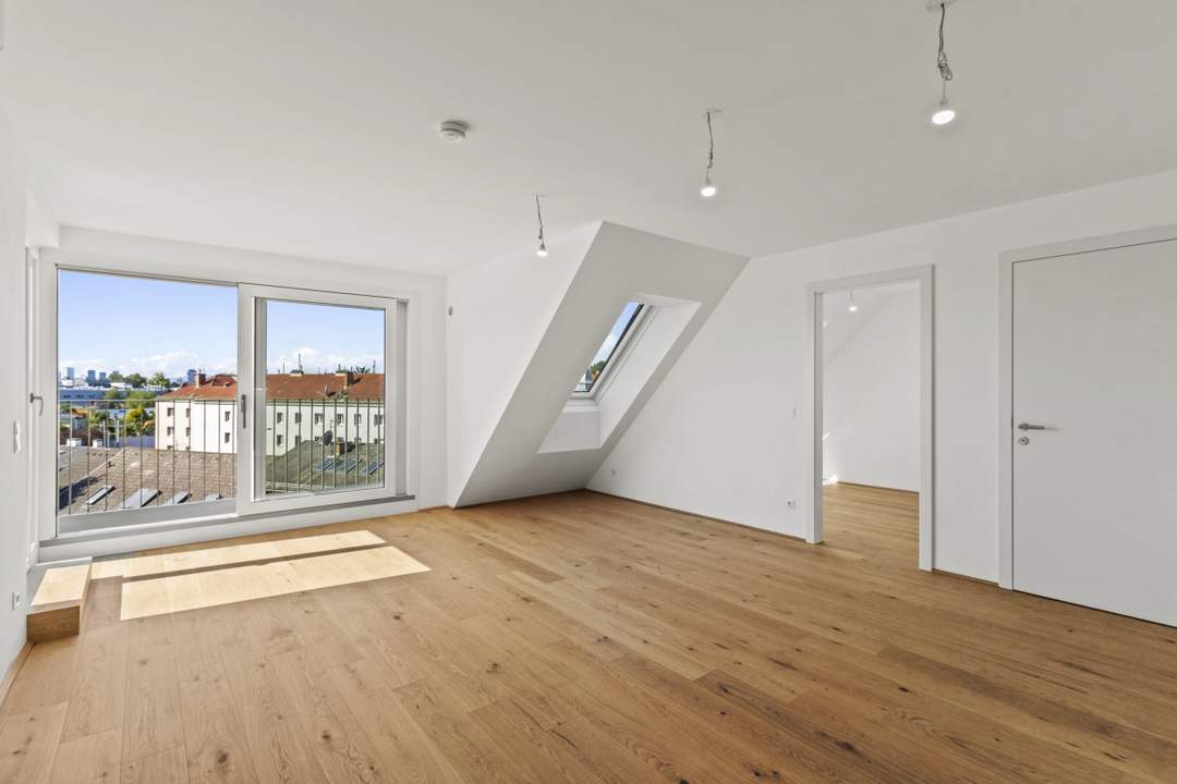 ++ OBEN ZUHAUSE sein ++ Dachgeschossjuwel im Projekt KARL74