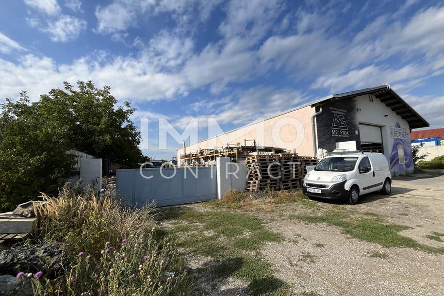 Im Speckgürtel von Wien Gewerbehalle mit Außenbereich, Gewerbeobjekt-miete, 3.389,65,€, 2120 Mistelbach