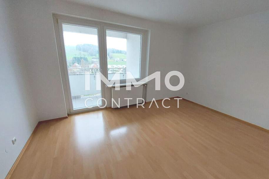 ca. 50m² Wohnung mit Ausblick / Loggia/Lift in Steyr -Ennsleite, Wohnung-miete, 517,03,€, 4400 Steyr(Stadt)