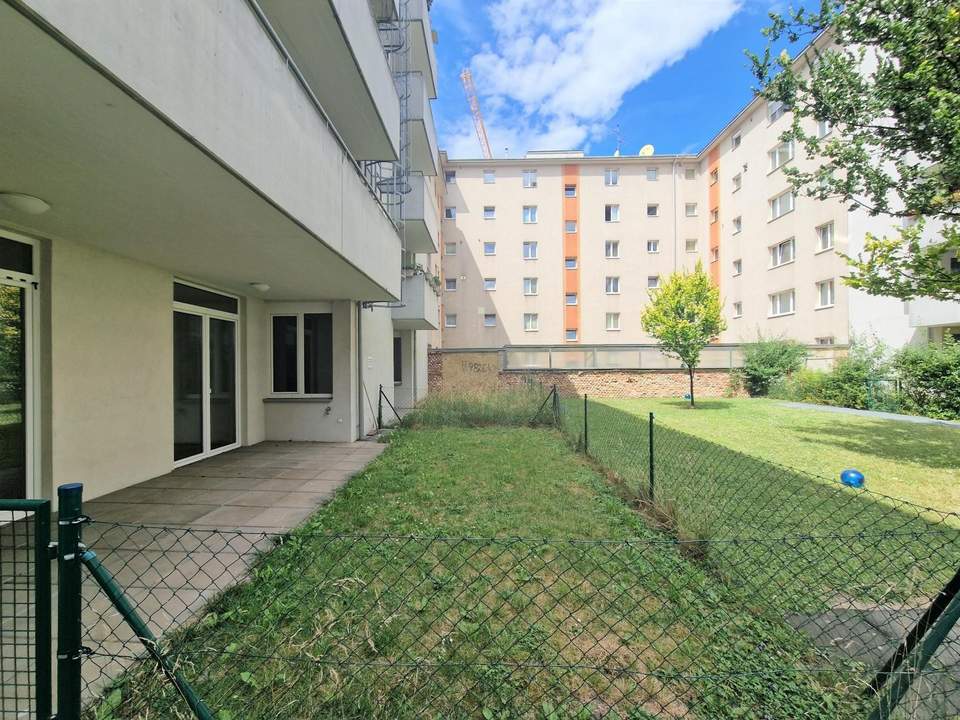 Ruhige Gartenwohnung mit coolem Grundriss und Terrasse - U1 Nähe!!!