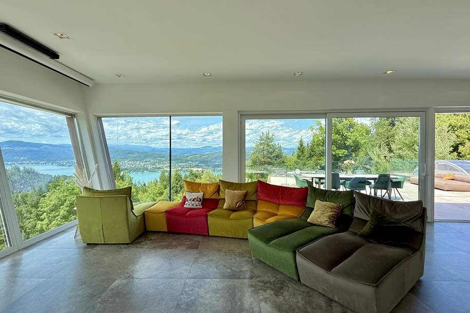 - DREAM VIEW VILLA - über dem Wörthersee thronend, Haus-kauf, 2.650.000,€, 9081 Klagenfurt Land