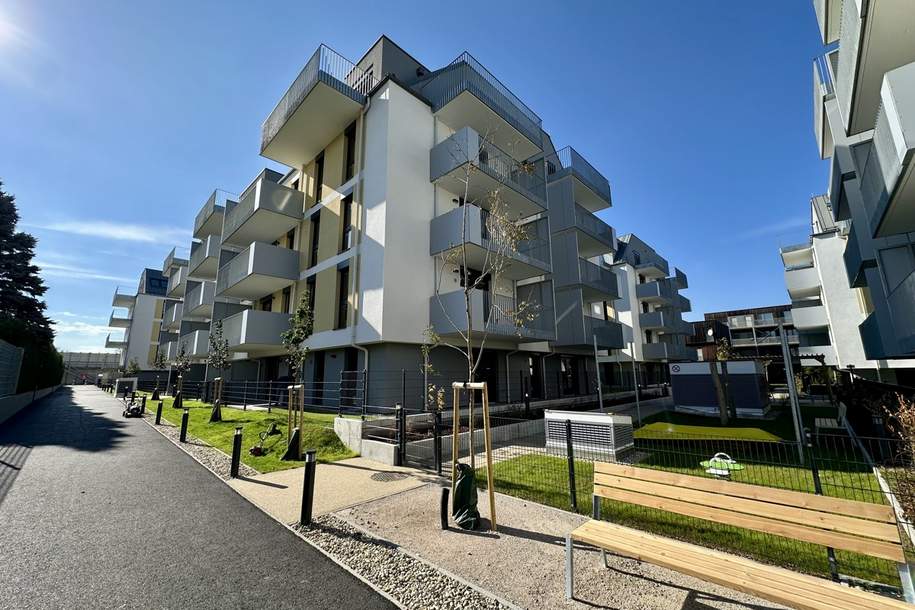 1 Monat Mietzinsfrei: Erstbezug im Grünen Nahe der U2 - zwischen Badeteich Hirschstetten &amp; Seestadt, Wohnung-miete, 1.099,00,€, 1220 Wien 22., Donaustadt