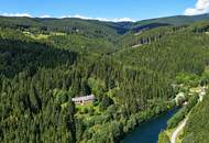 Naturidyll mit Seeblick – ehemalige Schule am Soboth-Stausee in Alleinlage mit viel Ruhe &amp; Raum