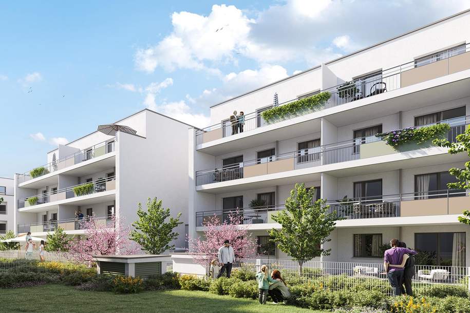 Ihre Gartenwohnung in Stockerau!, Wohnung-miete, 1.298,90,€, 2000 Korneuburg