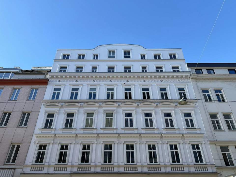 SOMMERAKTION! Charmante 3-Zimmer-Dachgeschosswohnung mit Balkon - Urbanes Wohnen nahe Naschmarkt!