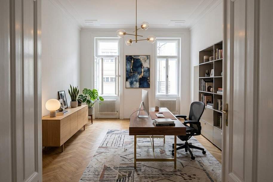 1040! Zentrumsnahes, generalsaniertes Altbaubüro in Toplage!, Gewerbeobjekt-miete, 2.769,86,€, 1040 Wien 4., Wieden