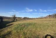 Traumhaft sonniges Baugrundstück in Thermennähe mit herrlich grünem Ausblick