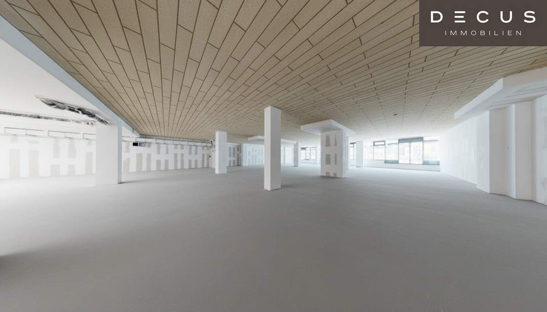 Großzügige Geschäftslokale zwischen 300 und 800 m² im 21. Bezirk – Top Sichtbarkeit