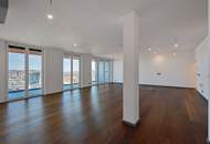 SENSATIONELLER BLICK über den GRÜNEN PRATER vom 26. Stock (oberste Wohnetage)! Roof-Top-Pool + Fitness + Concierge-Service + Garage