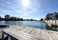 ERSTBEZUG MIT BADESTEG AM WASSER: Ruhelage mit Fernblick über die Donau I großzügige Terrassen & geräumige Wohnküche