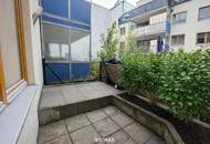 Super-Cityapartment : 1 Zimmer + Terrasse + Garage im 7ten!